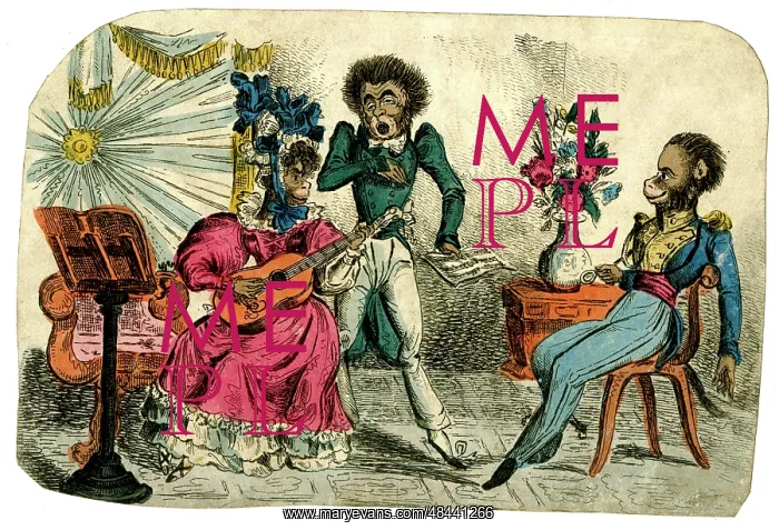  : Cartoon, Monkey Soiree