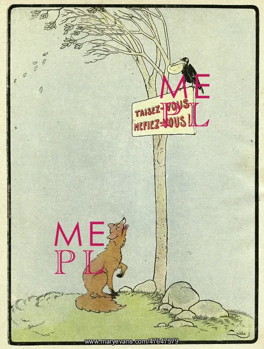: Cartoon, Keep your mouth shut, WW1 : Cartoon, Keep your mouth shut, WW1