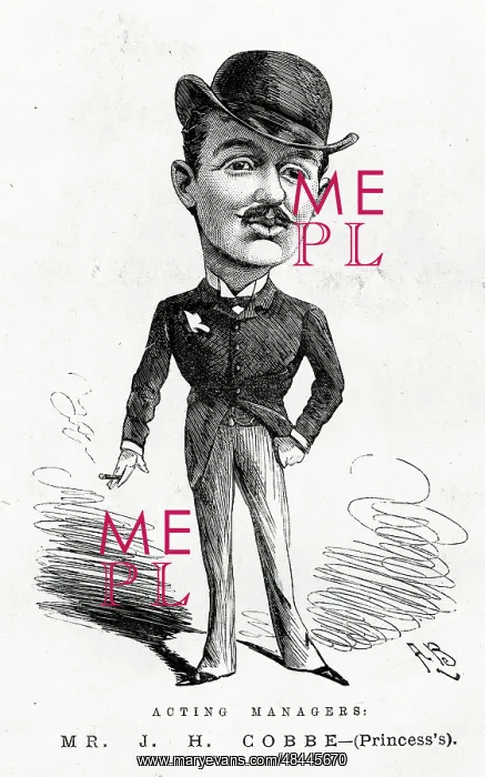 : Cartoon, Mr J H Cobbe, Acting Manager : Cartoon, Mr J H Cobbe, Acting Manager