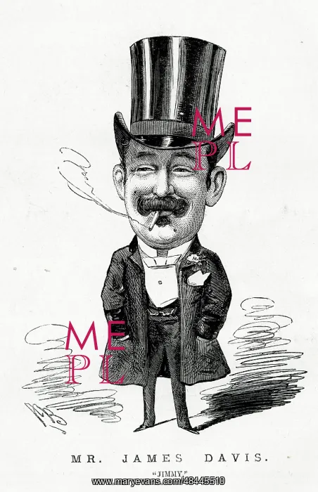 : Cartoon, Mr James (Jimmy) Davis : Cartoon, Mr James (Jimmy) Davis