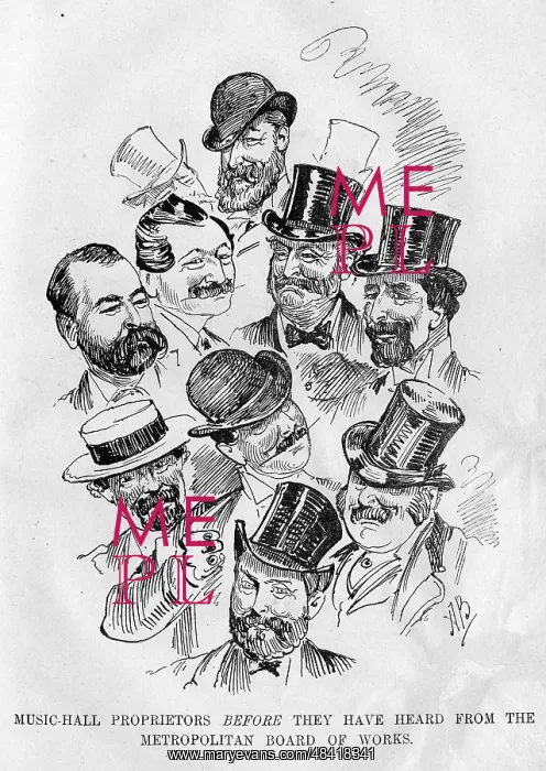 : Cartoon, Music hall proprietors : Cartoon, Music hall proprietors