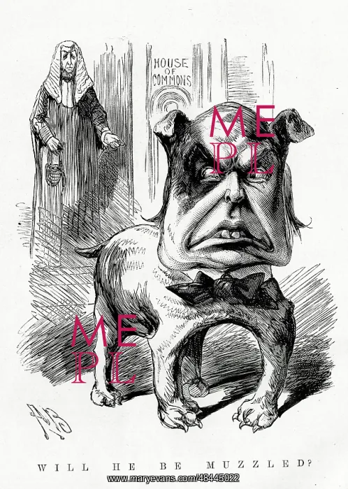 : Cartoon, Will He Be Muzzled? : Cartoon, Will He Be Muzzled?