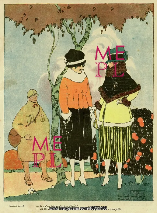 : Cartoon, In need of an interpreter, WW1 : Cartoon, In need of an interpreter, WW1
