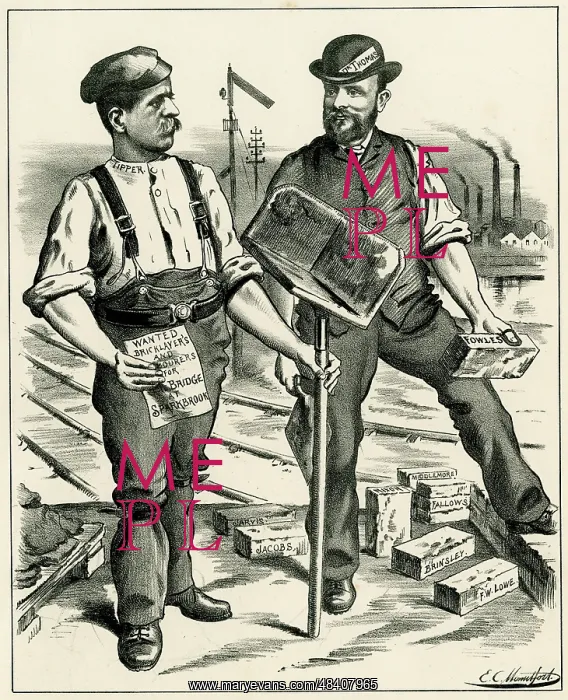 : Cartoon, New Bridge from Sparkbrook to Smallheath : Cartoon, New Bridge from Sparkbrook to Smallheath