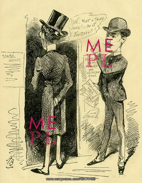 : Cartoon, A new man in Oldacre's part : Cartoon, A new man in Oldacre's part