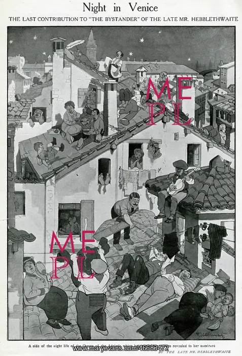  : Cartoon, Night in Venice
