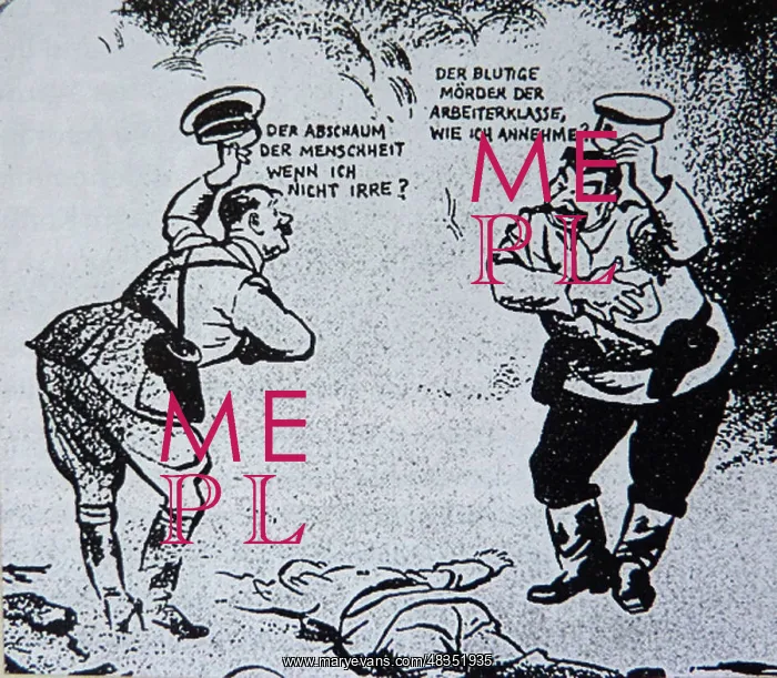 : Cartoon on the non-aggression pact between : Cartoon on the non-aggression pact between