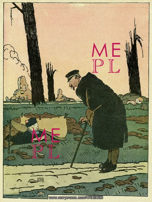 : Cartoon, Nostalgia, WW1 : Cartoon, Nostalgia, WW1