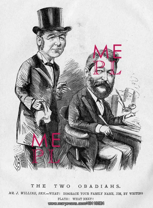 : Cartoon, The Two Obadiahs : Cartoon, The Two Obadiahs