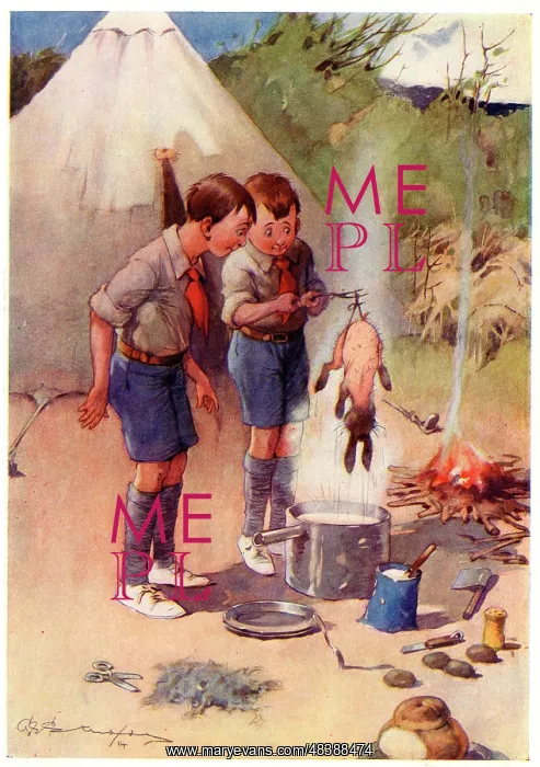 : Cartoon, The Officers Mess - Boy Scouts : Cartoon, The Officers Mess - Boy Scouts