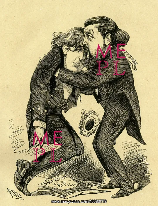 : Cartoon, Oscar Wilde and William Wilde : Cartoon, Oscar Wilde and William Wilde