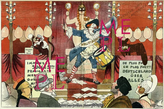: Cartoon, The Parade, WW1 : Cartoon, The Parade, WW1