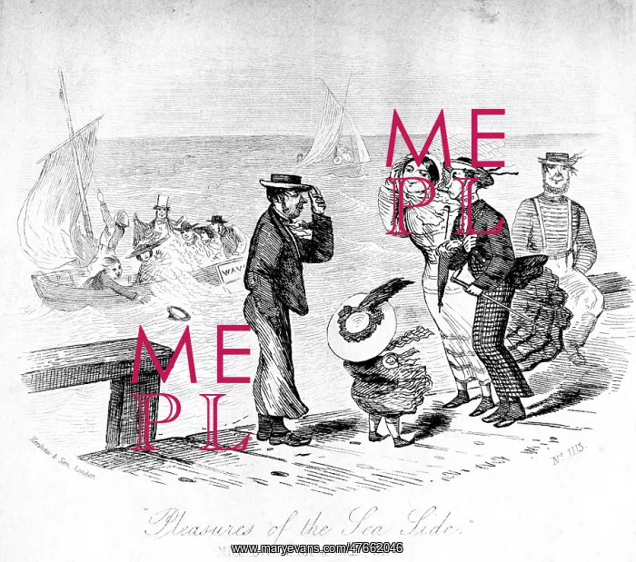 : Cartoon, Pleasures of the Sea Side : Cartoon, Pleasures of the Sea Side