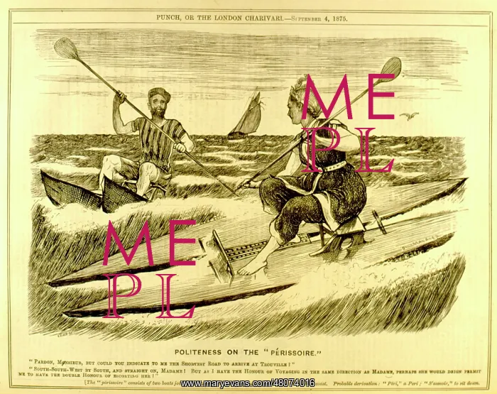 : Cartoon, Politeness on the Perissoire : Cartoon, Politeness on the Perissoire