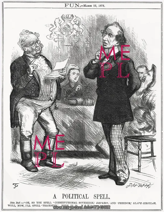 : Cartoon, A Political Spell : Cartoon, A Political Spell