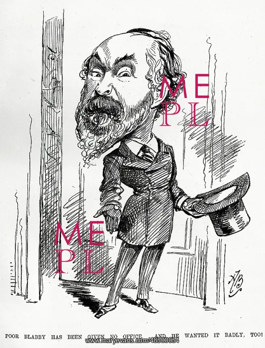 : Cartoon, Poor Blabby has been given no office : Cartoon, Poor Blabby has been given no office