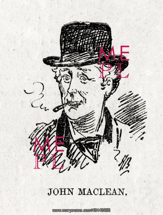  : Cartoon portrait, John MacLean