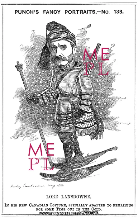 : Cartoon portrait, Lord Lansdowne : Cartoon portrait, Lord Lansdowne
