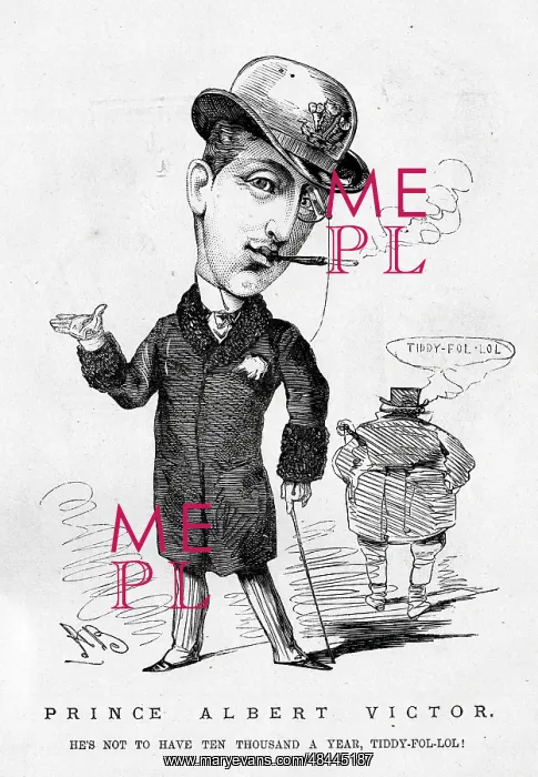 : Cartoon, Prince Albert Victor : Cartoon, Prince Albert Victor