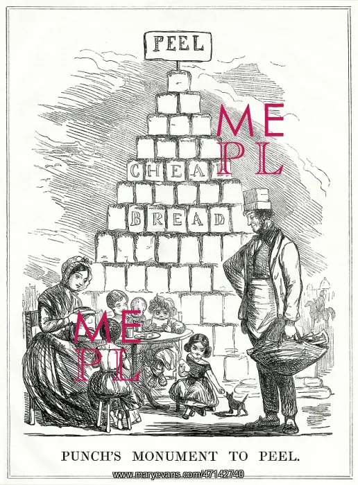 : Cartoon, Punch's Monument to Peel : Cartoon, Punch's Monument to Peel