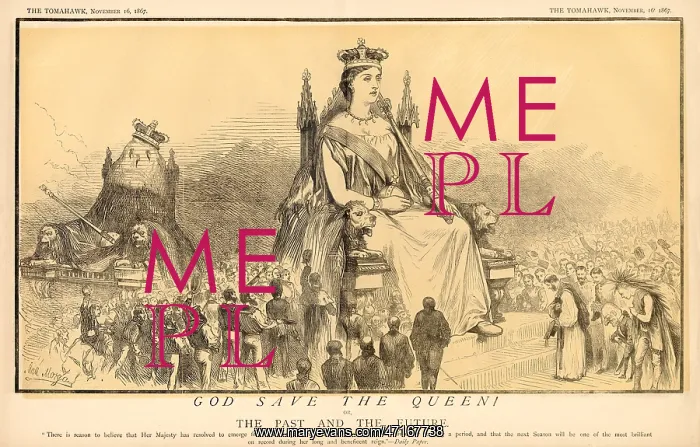 : Cartoon, Queen Victoria : Cartoon, Queen Victoria