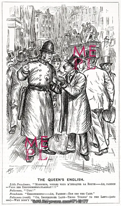 : Cartoon, The Queen's English : Cartoon, The Queen's English