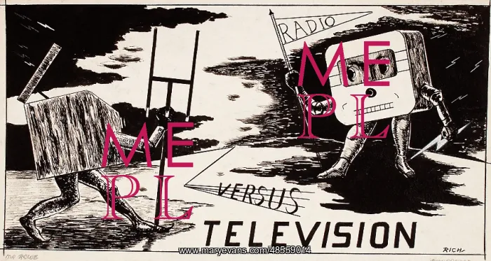 : Cartoon, Radio versus Television : Cartoon, Radio versus Television