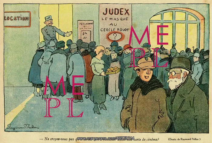 : Cartoon, Rationing for the cinema? WW1 : Cartoon, Rationing for the cinema? WW1