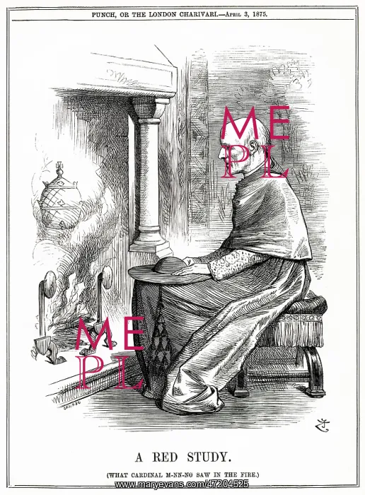 : Cartoon, A Red Study (Cardinal Manning) : Cartoon, A Red Study (Cardinal Manning)