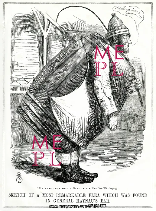 : Cartoon, Most Remarkable Flea... General Haynau's Ear : Cartoon, Most Remarkable Flea... General Haynau's Ear