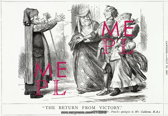 : Cartoon, The Return From Victory (Disraeli and Reform) : Cartoon, The Return From Victory (Disraeli and Reform)