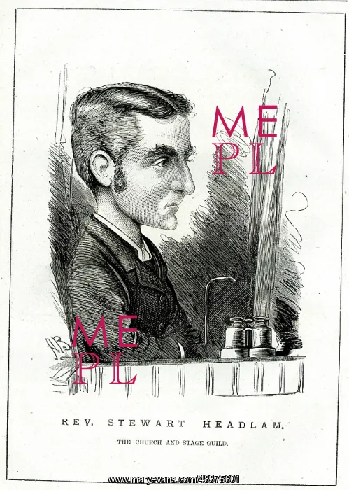 : Cartoon, Rev Stewart Headlam : Cartoon, Rev Stewart Headlam