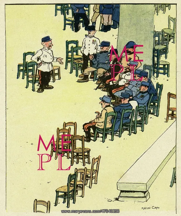 : Cartoon, The right way, WW1 : Cartoon, The right way, WW1