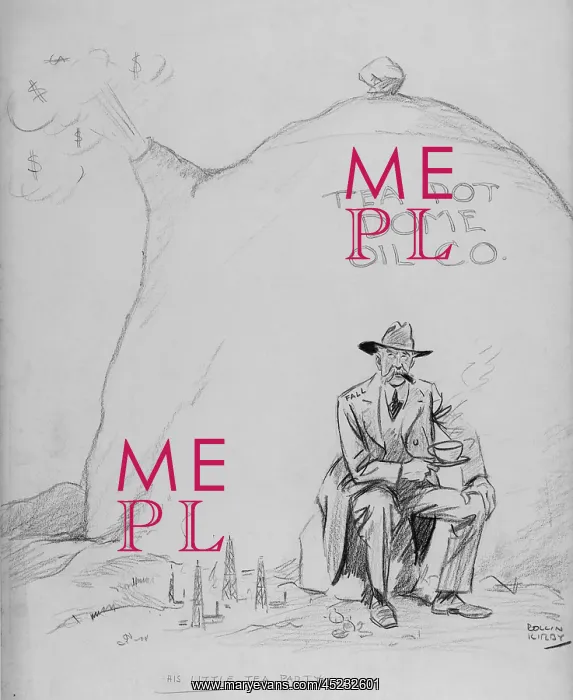 : Cartoon of Secretary of the Interior Albert ? : Cartoon of Secretary of the Interior Albert ?