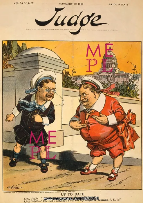 : Cartoon showing president elect William ? : Cartoon showing president elect William ?