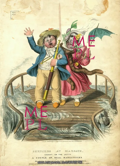 : Cartoon, Sketches at Margate, Caught on the Jetty : Cartoon, Sketches at Margate, Caught on the Jetty