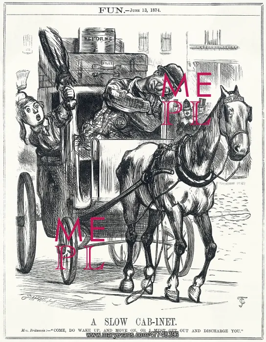 : Cartoon, A Slow Cab-inet (Disraeli) : Cartoon, A Slow Cab-inet (Disraeli)