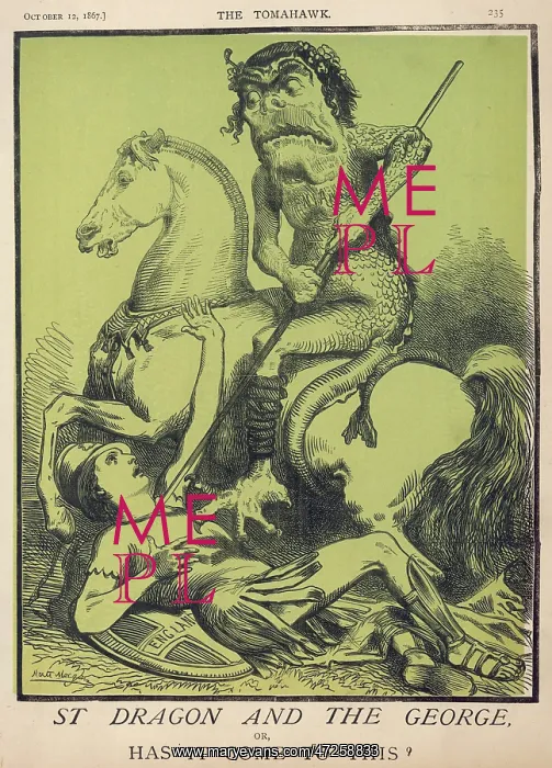  : Cartoon, St Dragon and the George