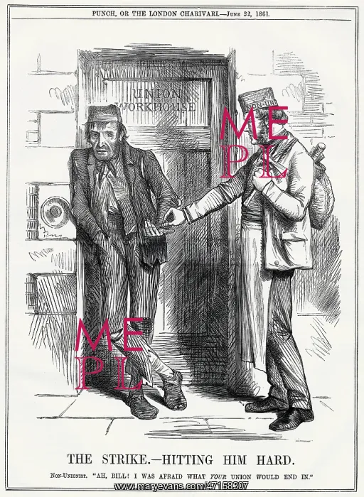 : Cartoon, The Strike -- Hitting Him Hard : Cartoon, The Strike -- Hitting Him Hard