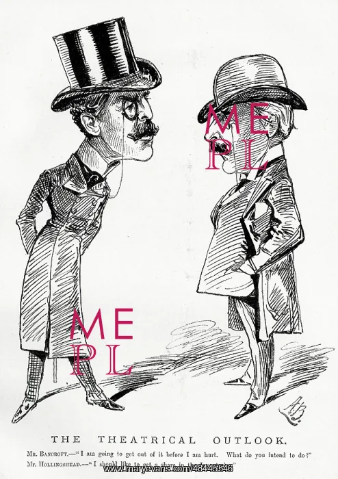 : Cartoon, The Theatrical Outlook : Cartoon, The Theatrical Outlook