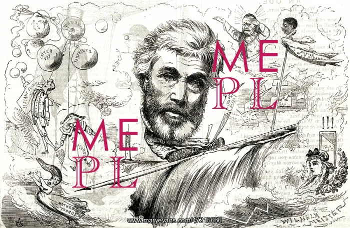 : Cartoon, THOMAS CARLYLE : Cartoon, THOMAS CARLYLE