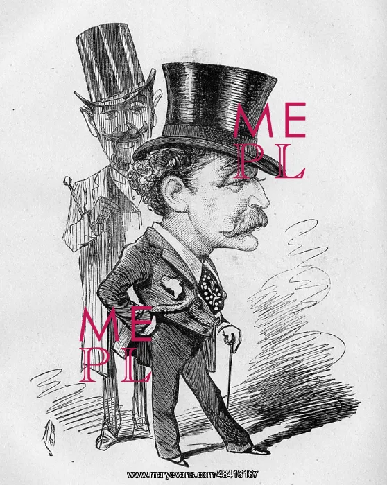  : Cartoon of Thomas Gibson Bowles, magazine founder