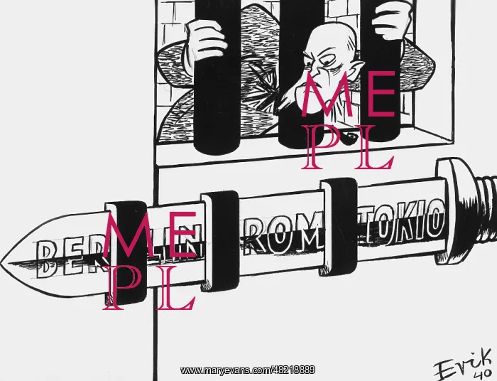 : Cartoon on the Three-Power Pact 27.09.1940 : Cartoon on the Three-Power Pact 27.09.1940