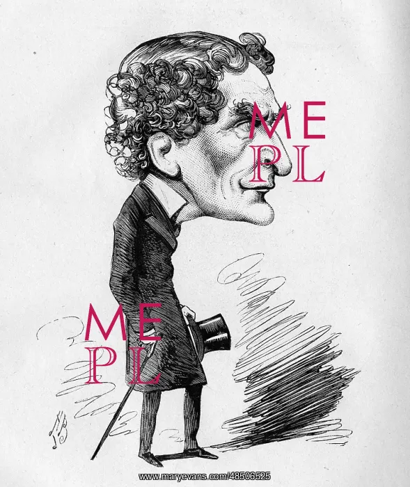 : Cartoon, Tom Mead, English actor : Cartoon, Tom Mead, English actor