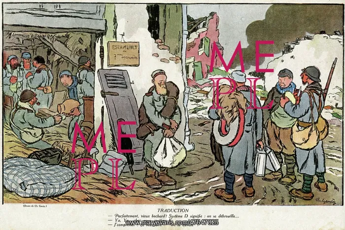 : Cartoon, Translation, WW1 : Cartoon, Translation, WW1