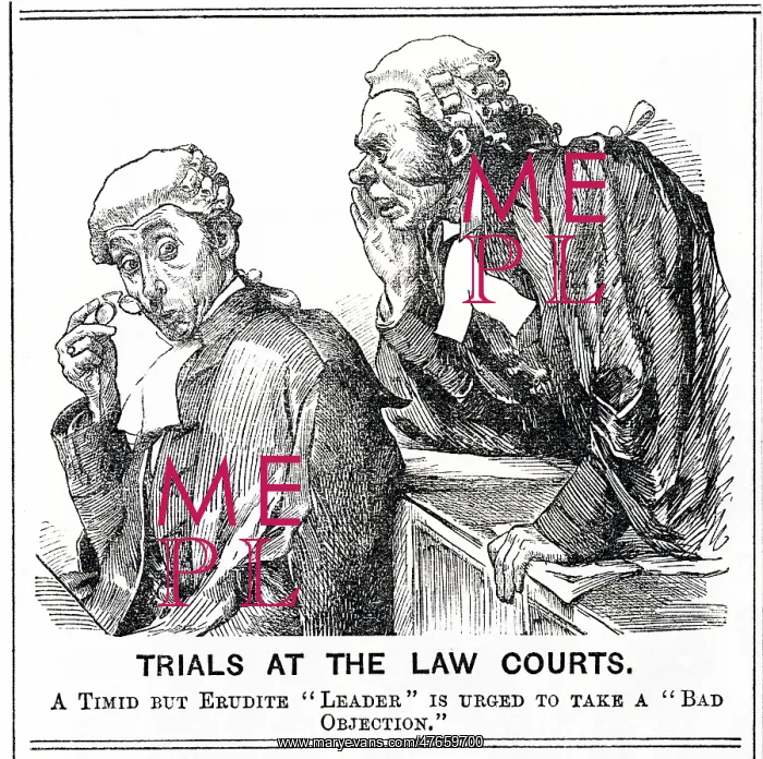 : Cartoon, Trials at the Law Courts : Cartoon, Trials at the Law Courts