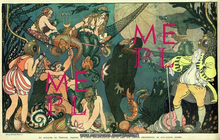 : Cartoon, Underwater mythology, WW1 : Cartoon, Underwater mythology, WW1