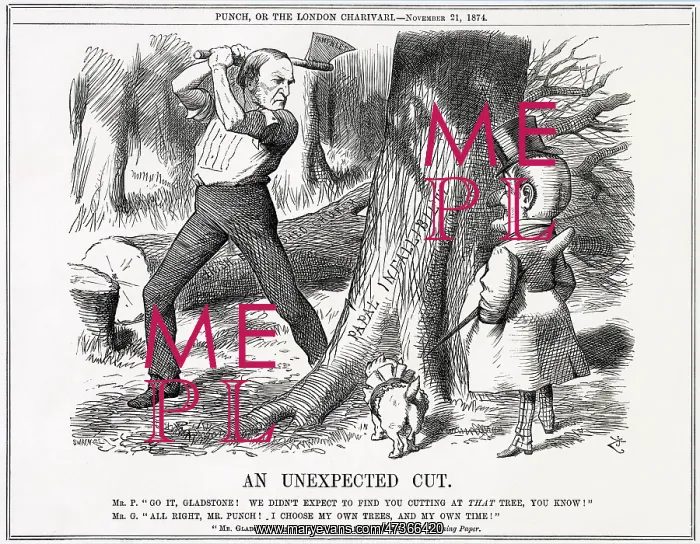 : Cartoon, An Unexpected Cut (Gladstone and Pope) : Cartoon, An Unexpected Cut (Gladstone and Pope)