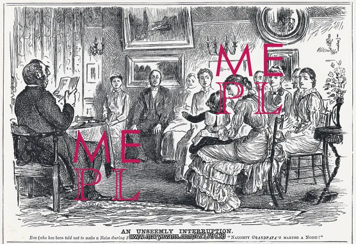 : Cartoon, An Unseemly Interruption 1881 : Cartoon, An Unseemly Interruption 1881