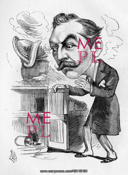 : Cartoon of Walter Joyce, English actor : Cartoon of Walter Joyce, English actor